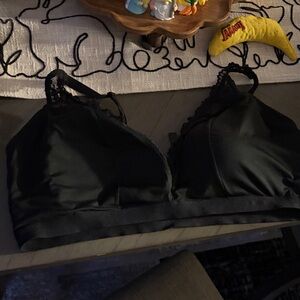 torrid Black Lace-Trim Bralette